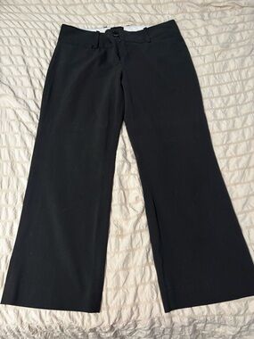 The Limited Cassidy fit Classic Black Wide-Leg Women's Pants cropped size 6